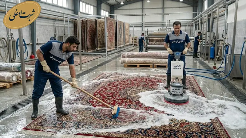 قالیشویی در سعادت آباد